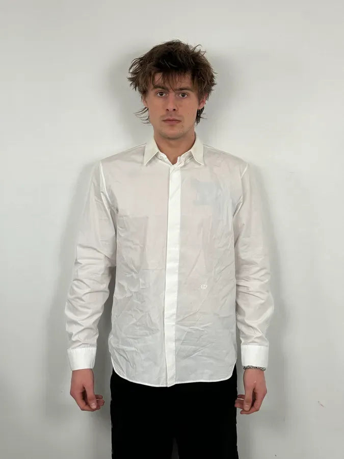 Dior White Classy Uniform Shirt zAkLCWt 1
