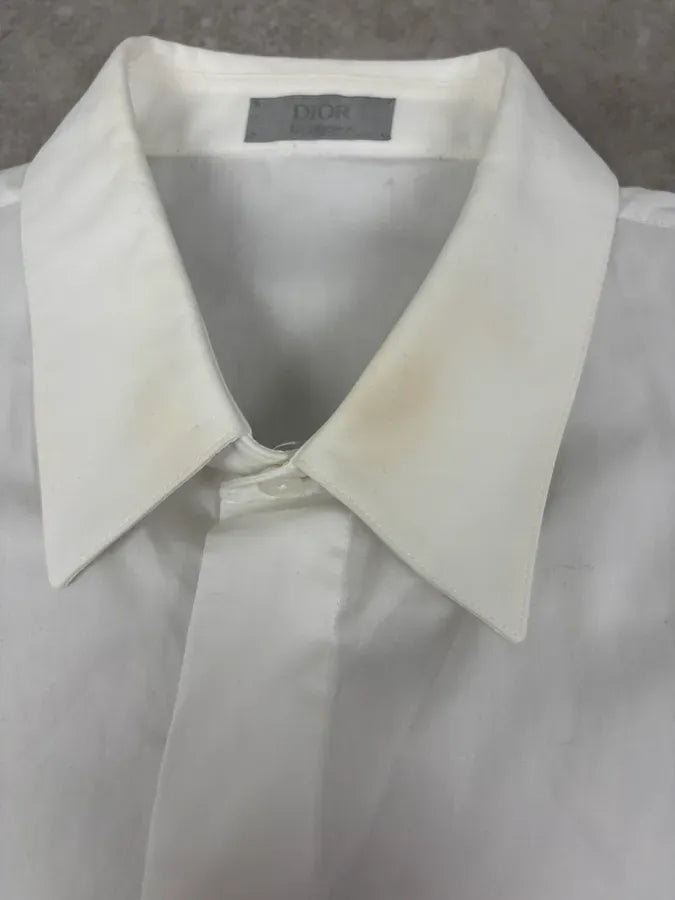 Dior White Classy Uniform Shirt zAkLCWt 7