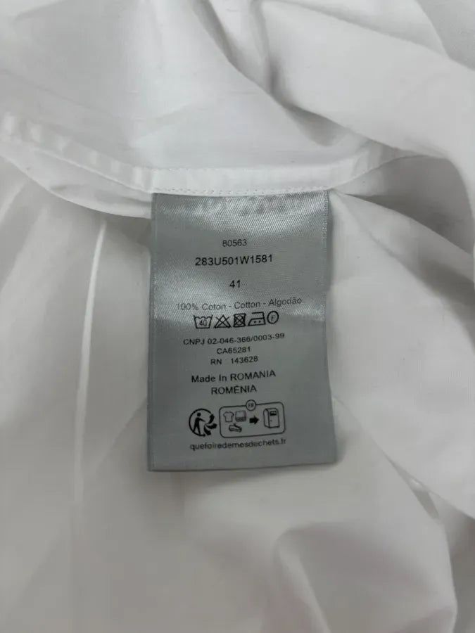 Dior White Classy Uniform Shirt zAkLCWt 8