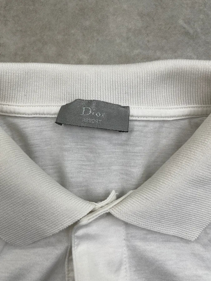 Dior White Signature Embroidered Polo  oshRJPS 8