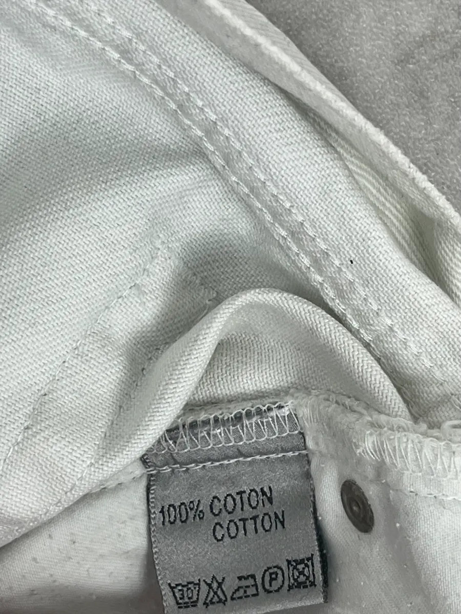 2010s Dior White Denim Jeans by Kris Van Assche pMaHdIa 9