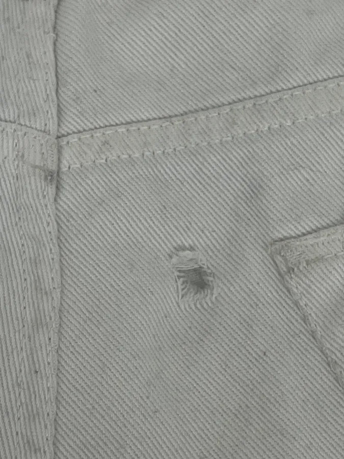 2010s Dior White Denim Jeans by Kris Van Assche pMaHdIa 10