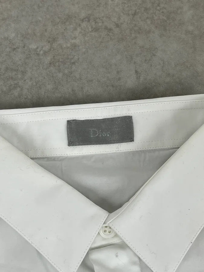 Dior White Signature Premium Shirt hMdWazE 5