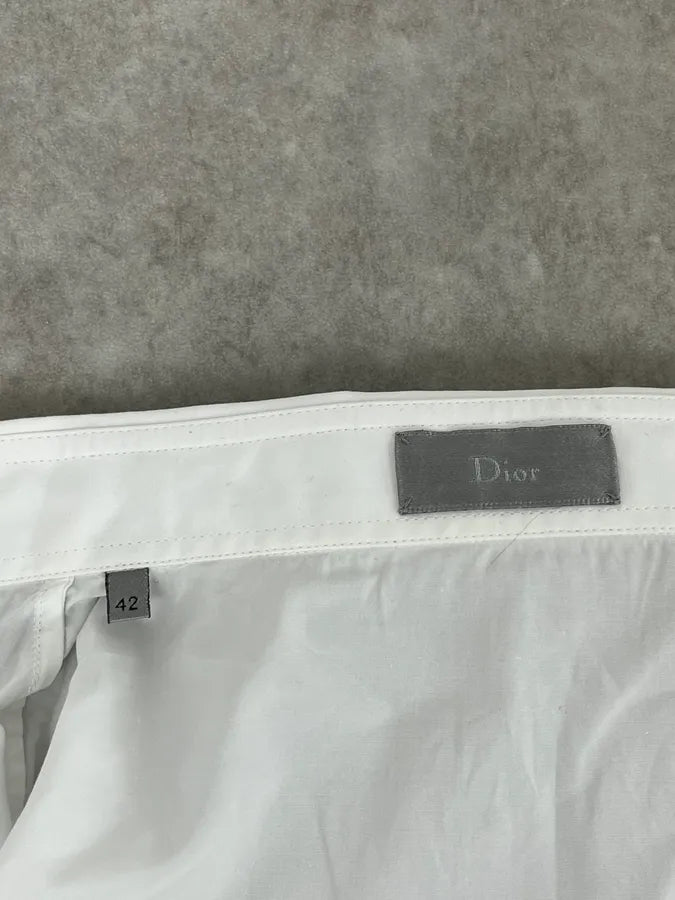 Dior White Signature Premium Shirt hMdWazE 9