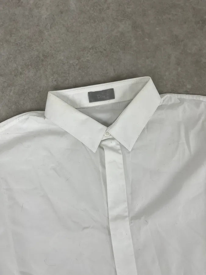 Dior White Signature Premium Shirt hMdWazE 4