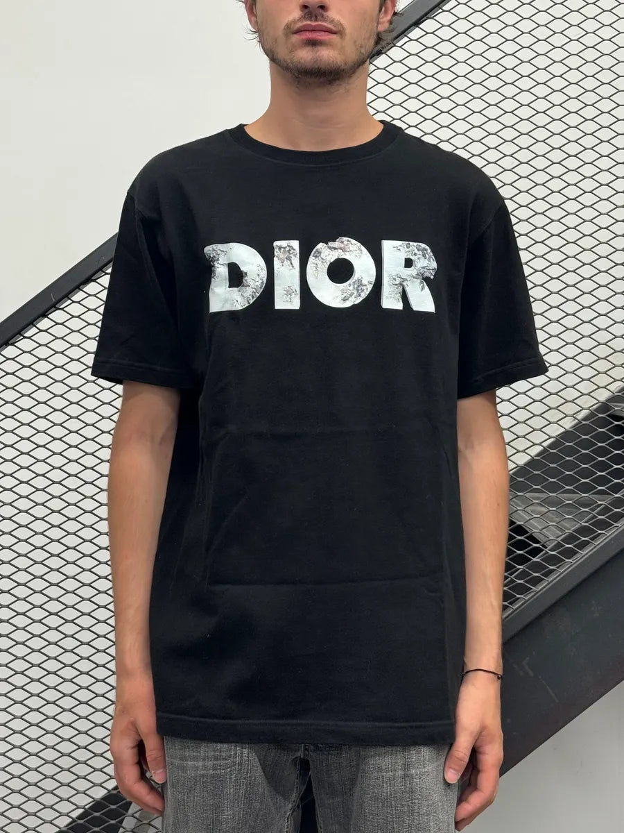 Dior x Daniel Arsham Crystal Eroded Black T-Shirt iOxrsha 1