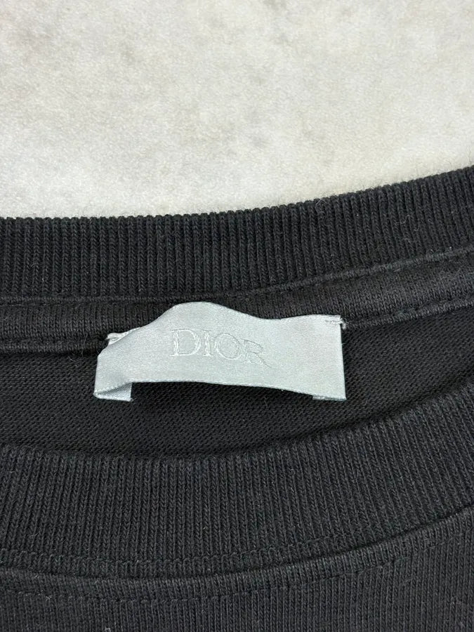 Dior x Daniel Arsham Crystal Eroded Black T-Shirt iOxrsha 7