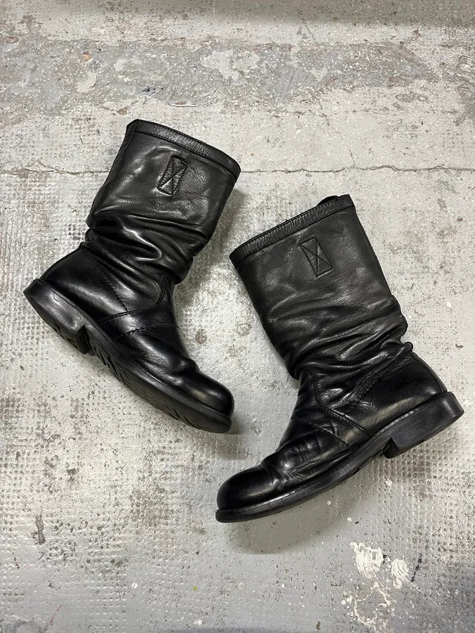Dirk Bikkembergs Black Ankle Leather Boots QgJuUhz 1