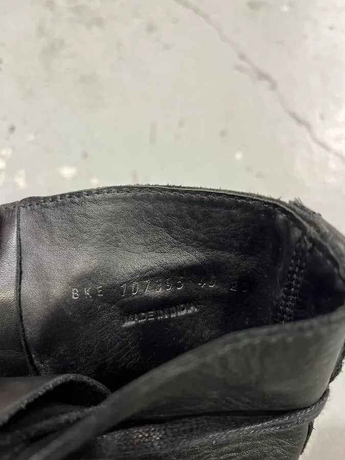 Dirk Bikkembergs Black Combat Leather Boots fnfpbQo 7