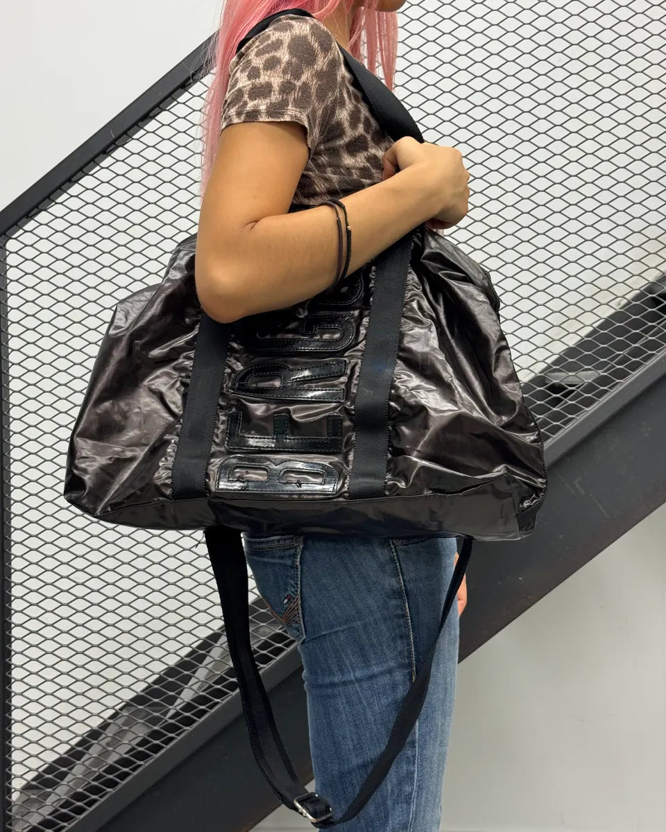 Dirk Bikkembergs Black Handle Dark Brown Sport Bag  IwubQuT 1