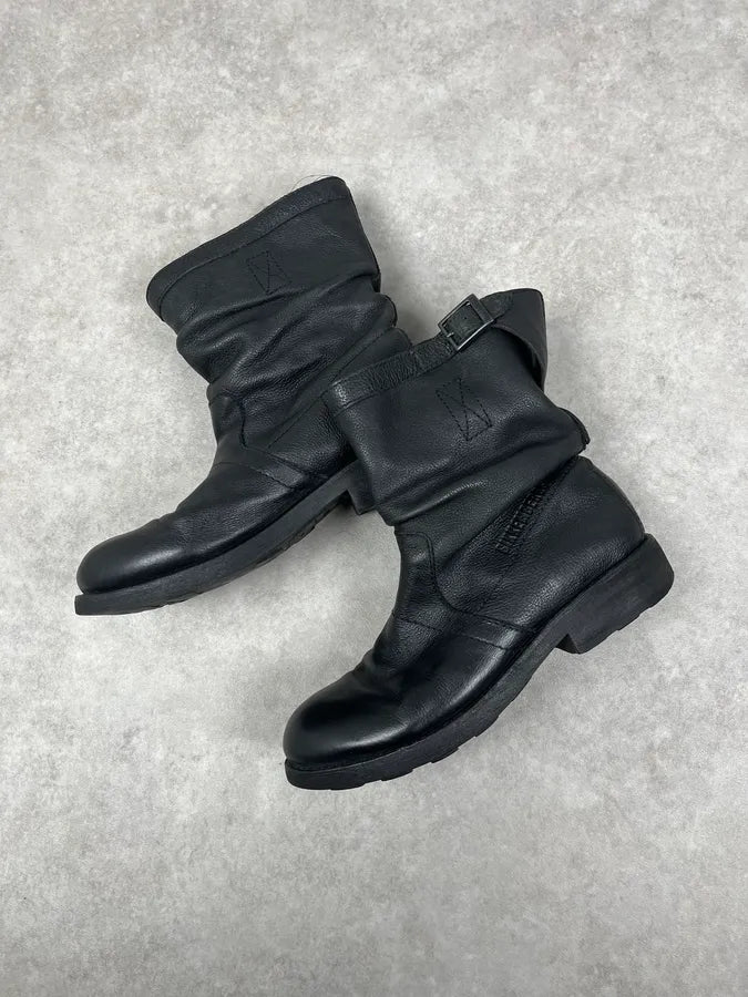 Dirk Bikkembergs Black Leather Ankle Boots HLkpMGv 4