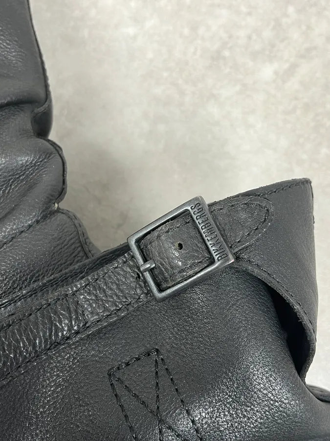 Dirk Bikkembergs Black Leather Ankle Boots HLkpMGv 7