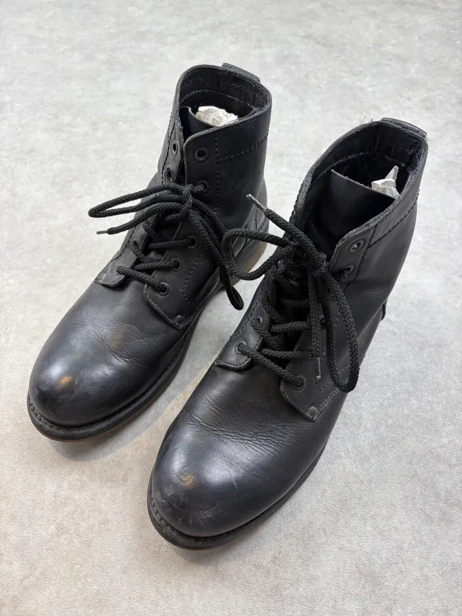 Dirk Bikkembergs Black Leather Ankle Boots MNcaGGX 2