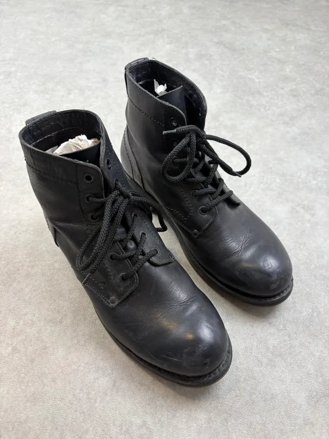 Dirk Bikkembergs Black Leather Ankle Boots MNcaGGX 3