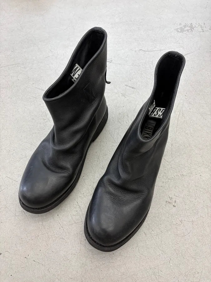 Dirk Bikkembergs Black Leather Ankle Boots uUUWAef 2