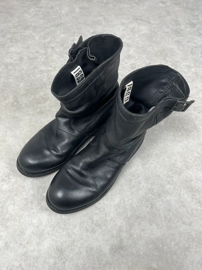 Dirk Bikkembergs Black Leather Ankle Boots HLkpMGv 3