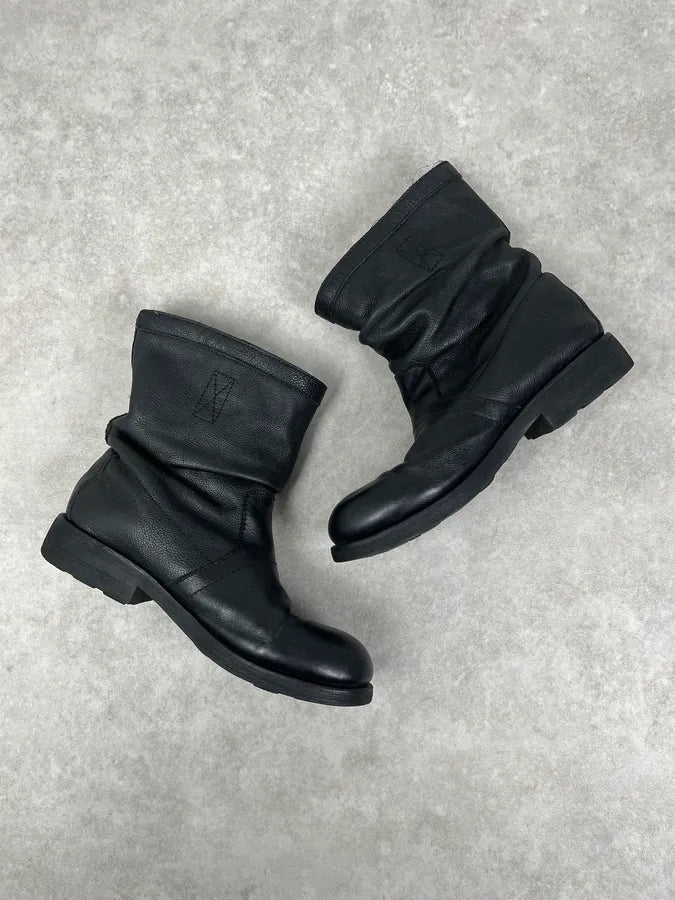 Dirk Bikkembergs Black Leather Ankle Boots HLkpMGv 2