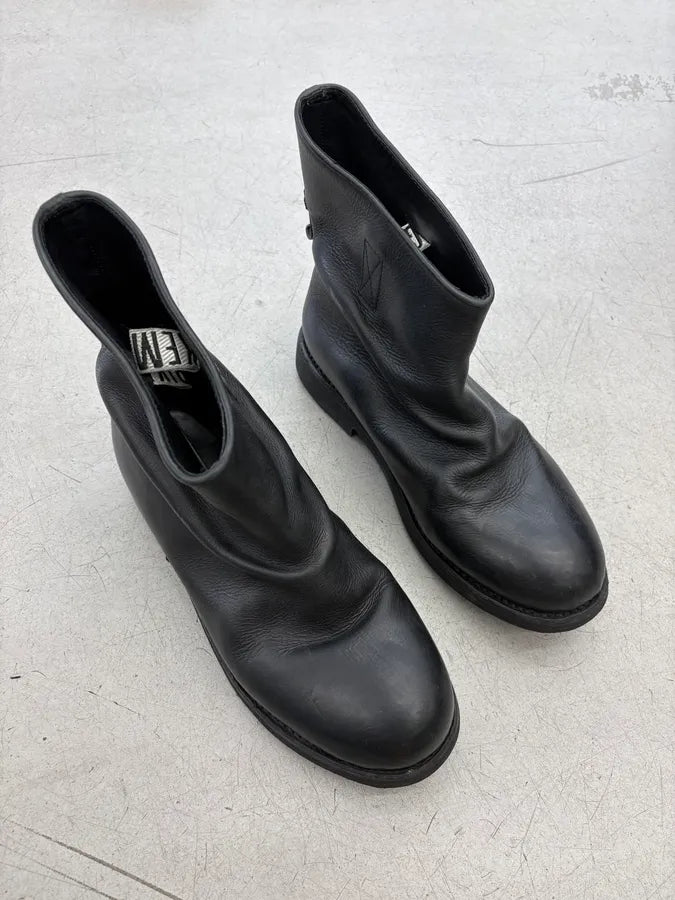 Dirk Bikkembergs Black Leather Ankle Boots uUUWAef 3