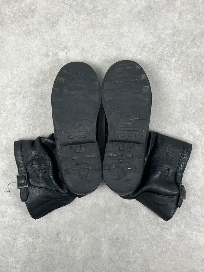 Dirk Bikkembergs Black Leather Ankle Boots HLkpMGv 6