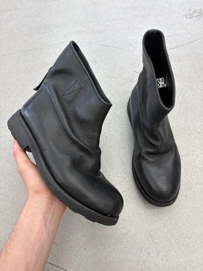Dirk Bikkembergs Black Leather Ankle Boots uUUWAef 0