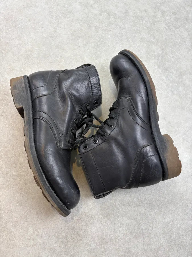 Dirk Bikkembergs Black Leather Ankle Boots MNcaGGX 5