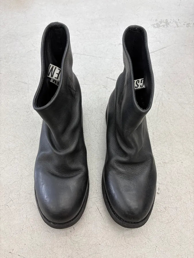 Dirk Bikkembergs Black Leather Ankle Boots uUUWAef 1