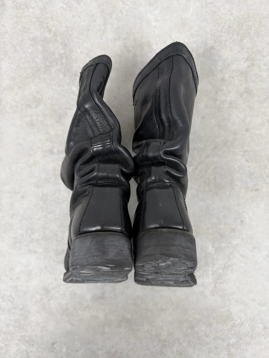 Dirk Bikkembergs Black Leather Minimalist Boots BzVEvon 2