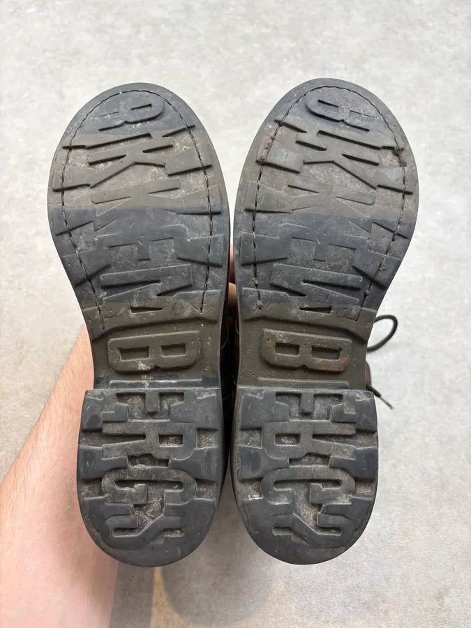Dirk Bikkembergs Brown Leather Ankle Boots pfloGBQ 7