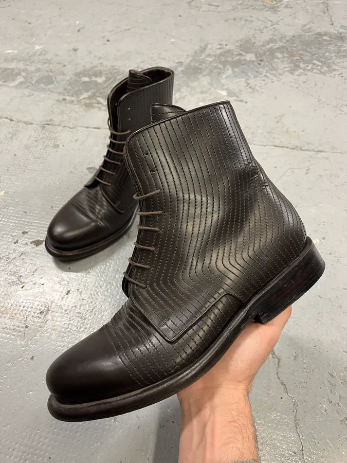 Dirk Bikkembergs Brown Leather Lined Ankle Boots QFvFmpv 0