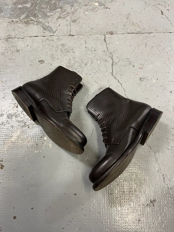 Dirk Bikkembergs Brown Leather Lined Ankle Boots QFvFmpv 2