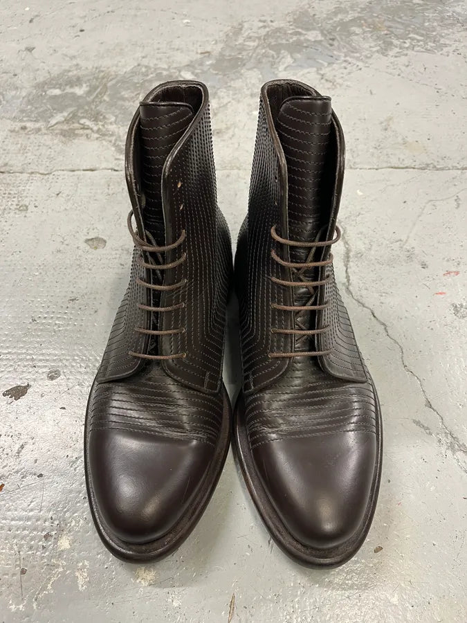 Dirk Bikkembergs Brown Leather Lined Ankle Boots QFvFmpv 3