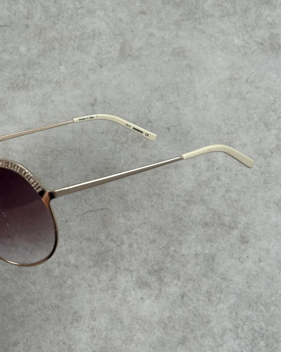 Dirk Bikkembergs Gold Metal Bordeaux Sunglasses ISXDFld 5