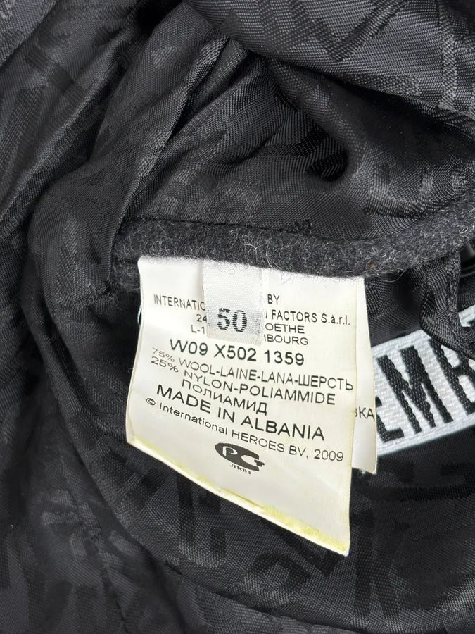 AW2009 Dirk Bikkembergs Grey Classy Wool Officer Jacket eaHnHFg 10