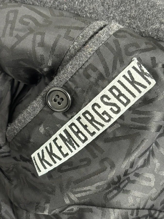 AW2009 Dirk Bikkembergs Grey Classy Wool Officer Jacket eaHnHFg 9