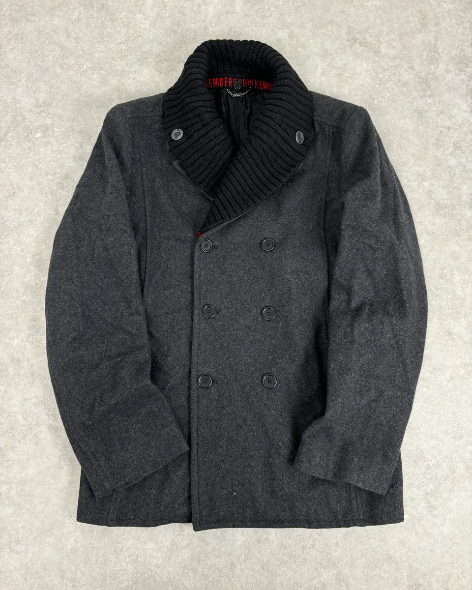 AW2009 Dirk Bikkembergs Grey Classy Wool Officer Jacket eaHnHFg 0