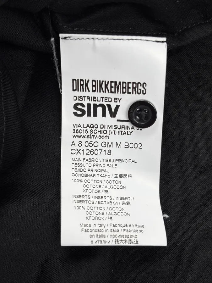 Dirk Bikkembergs Sport Couture Black Nylon Zip Polo Longsleeve YTsFxbB 8