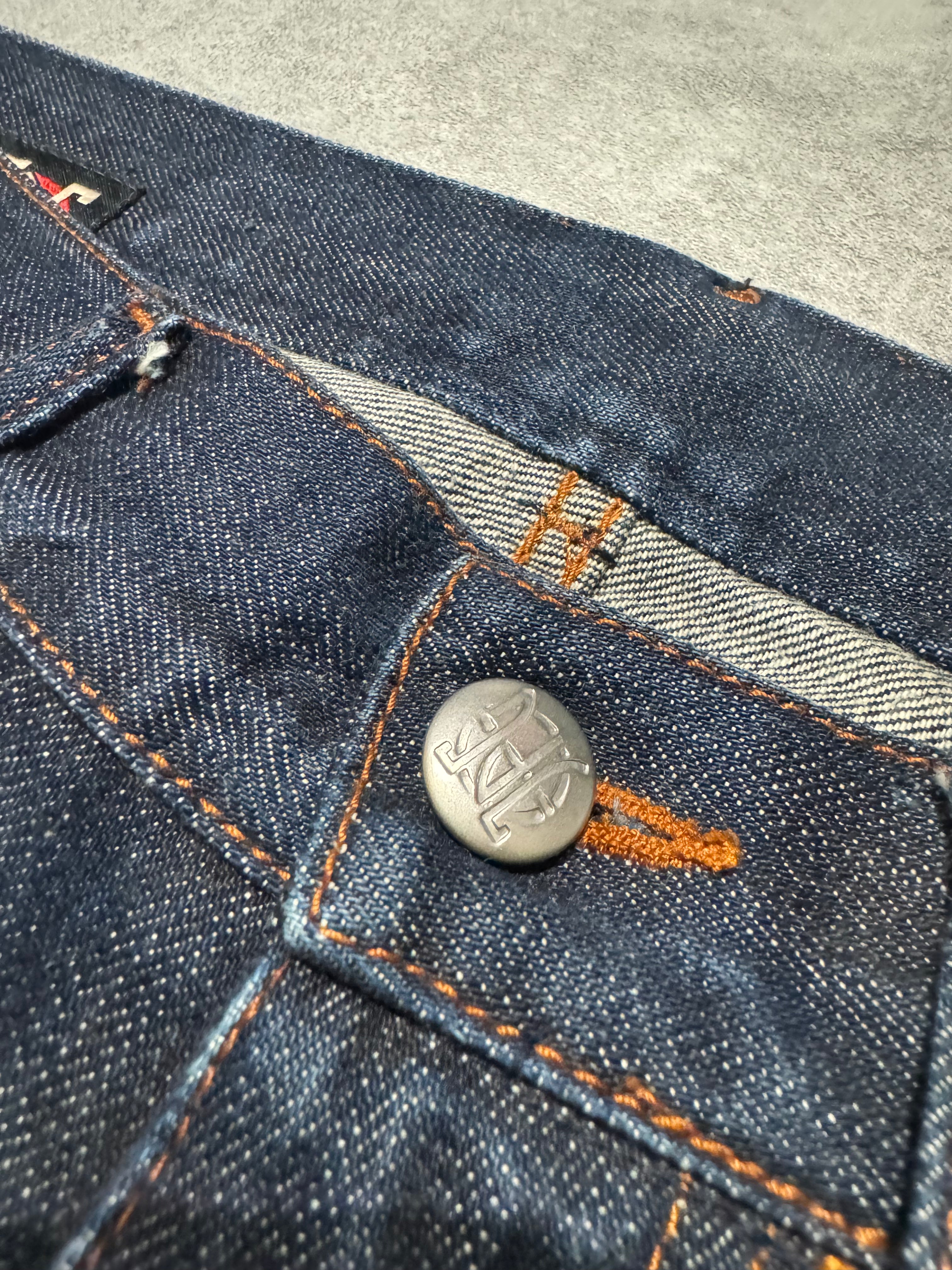 1990s Jean Paul Gaultier Brut Denim Extensible Denim Jeans (M/L) - 10