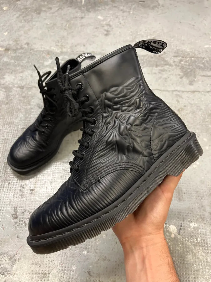 Doc Martens Joy Division Black Leather Boots (41eu/us8) QHdyHVO 0