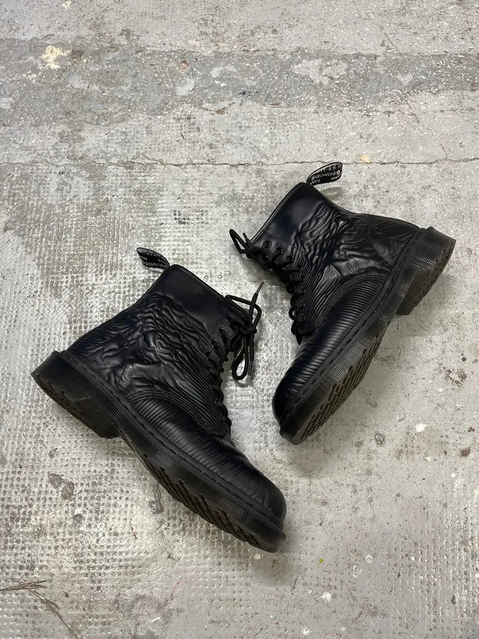Doc Martens Joy Division Black Leather Boots (41eu/us8) QHdyHVO 2