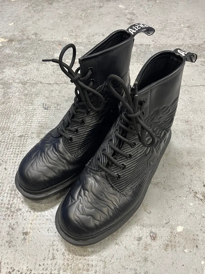 Doc Martens Joy Division Black Leather Boots (41eu/us8) QHdyHVO 3