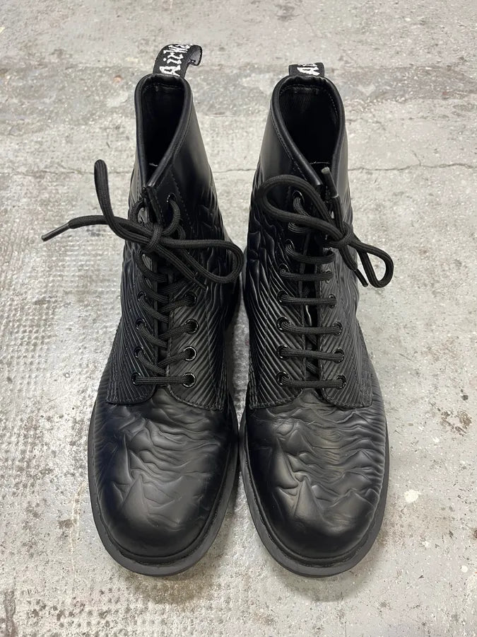 Doc Martens Joy Division Black Leather Boots (41eu/us8) QHdyHVO 4