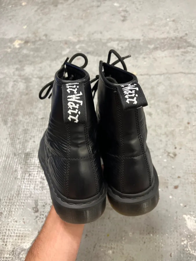 Doc Martens Joy Division Black Leather Boots (41eu/us8) QHdyHVO 5