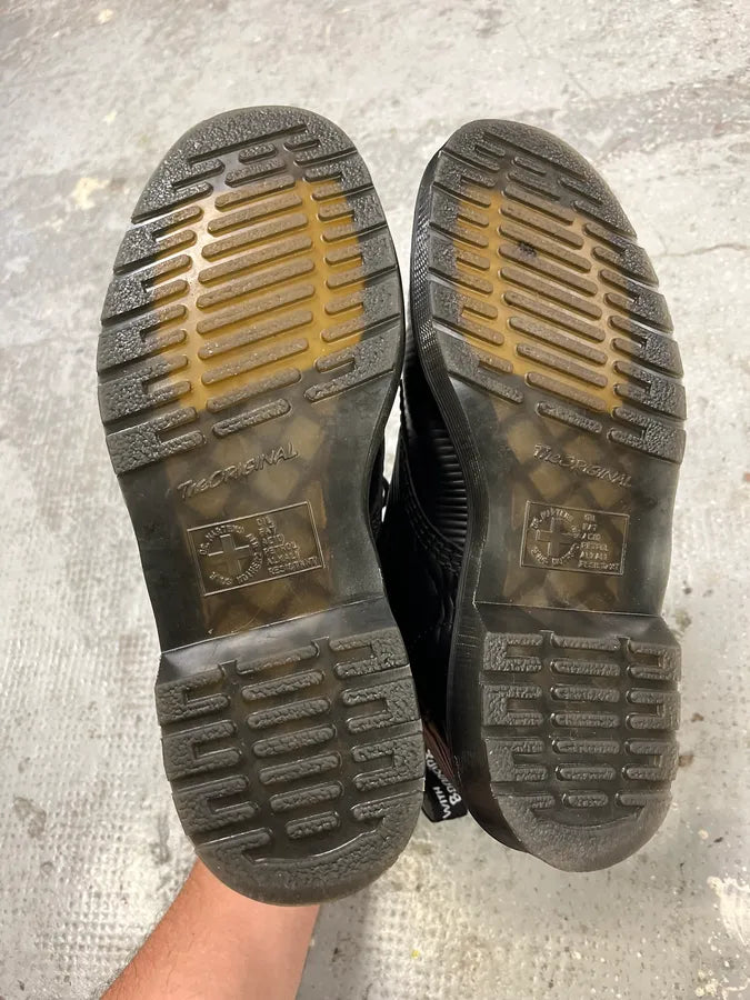 Doc Martens Joy Division Black Leather Boots (41eu/us8) QHdyHVO 6