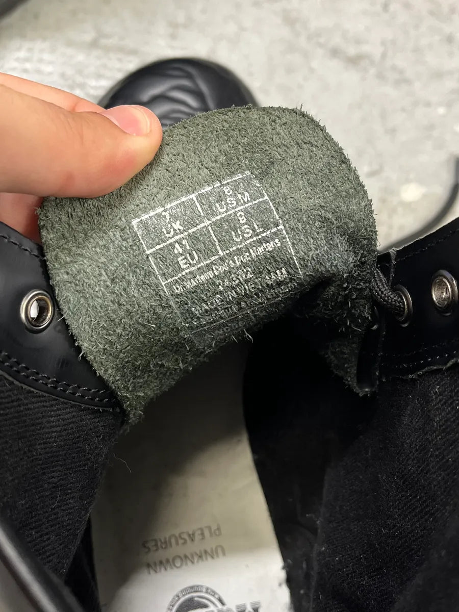 Doc Martens Joy Division Black Leather Boots (41eu/us8) QHdyHVO 7