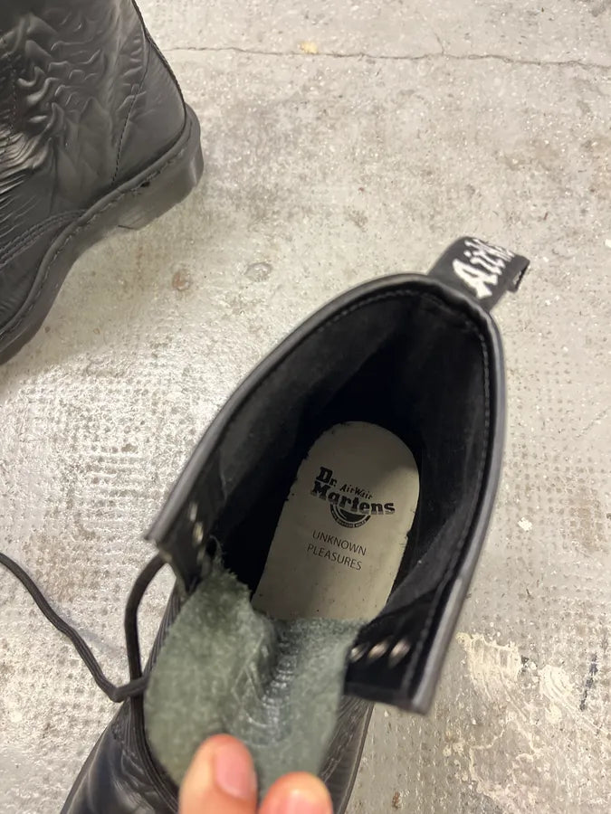 Doc Martens Joy Division Black Leather Boots (41eu/us8) QHdyHVO 8
