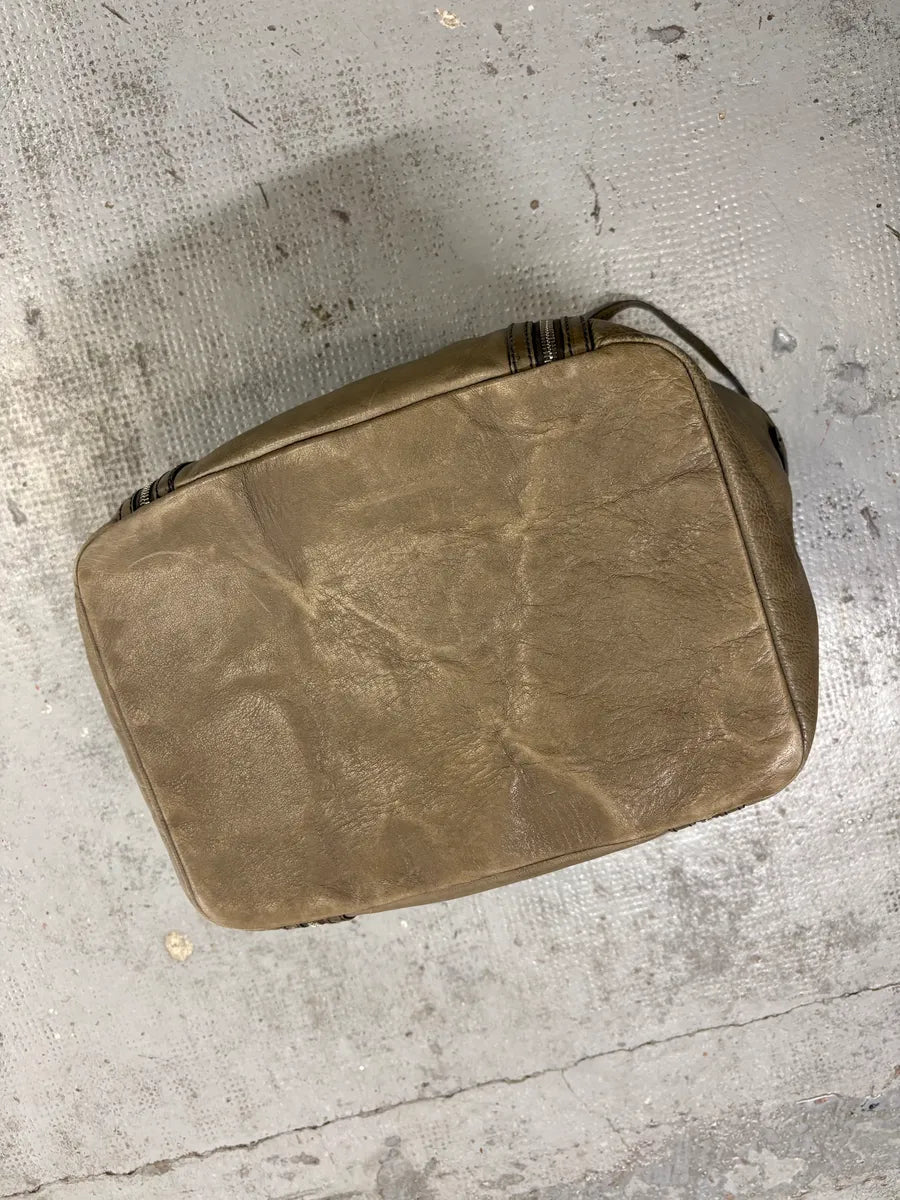 2000s Dolce & Gabanna Hobo Beige Leather Bag GwmpKMP 4