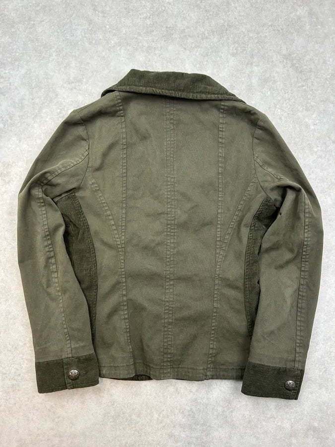 SS2006 Dolce & Gabanna Buttoned Khaki Green Jacket  OMjkweL 3