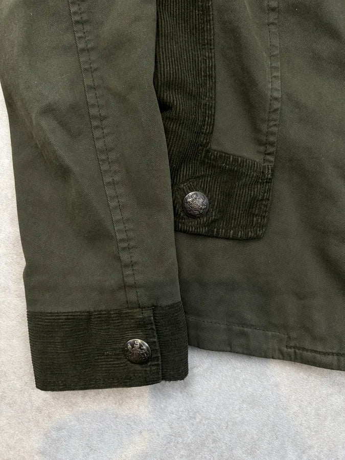 SS2006 Dolce & Gabanna Buttoned Khaki Green Jacket  OMjkweL 5