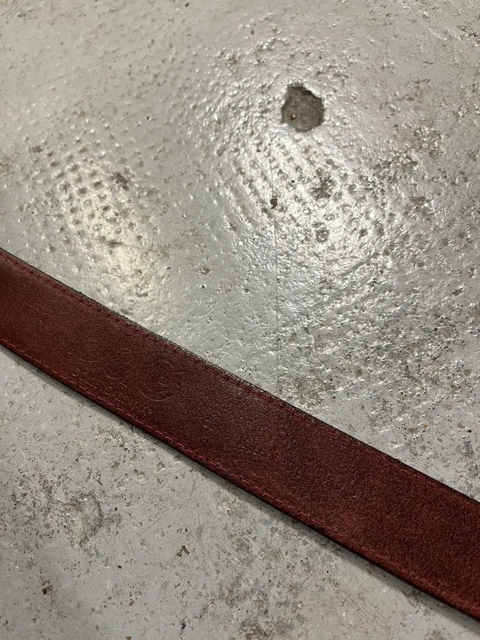 Dolce & Gabbana Art Déco Buckle Burgundy Belt rZWVNFo 9
