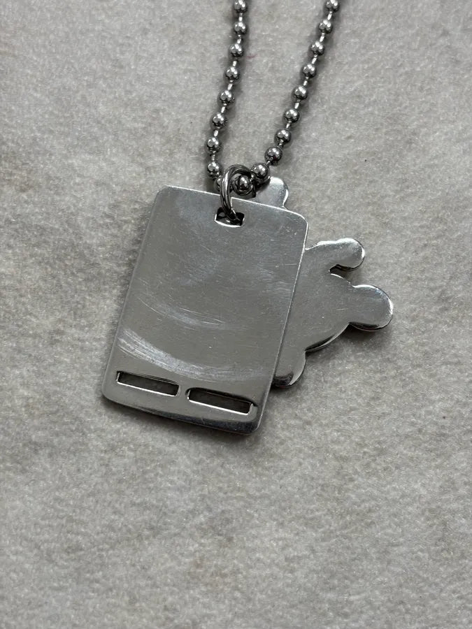 Dolce & Gabbana Bear Charm Dog Tag Necklace qAvCrLZ 5